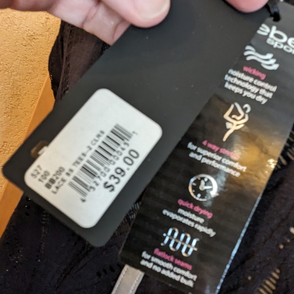 🆕 Bebe sport, lace/ knit top, LG, NEW with tags - Picture 8 of 10